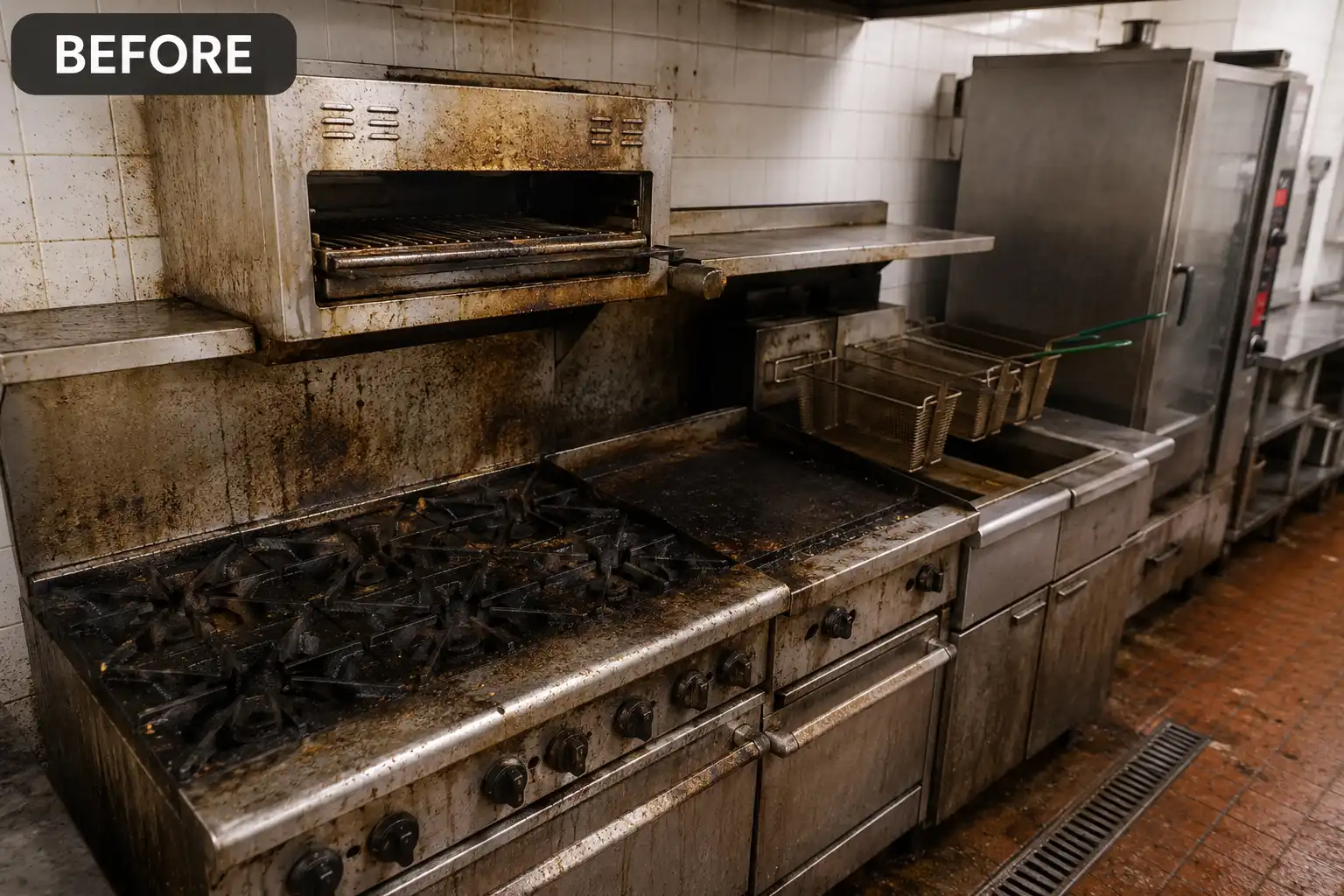 Before Kitchen Equipment Maintenance in All Over India
